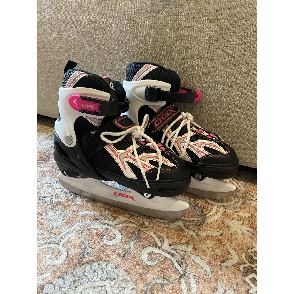 DBX Kids Ice Skates Size 1–4 Adjustable
